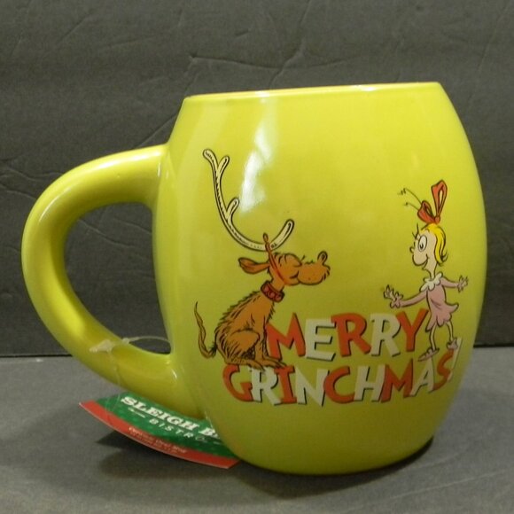 Naughty or Nice Grinch Mug Cindy Lou Who Dishwasher / Microwave Safe NWT - Picture 2 of 6